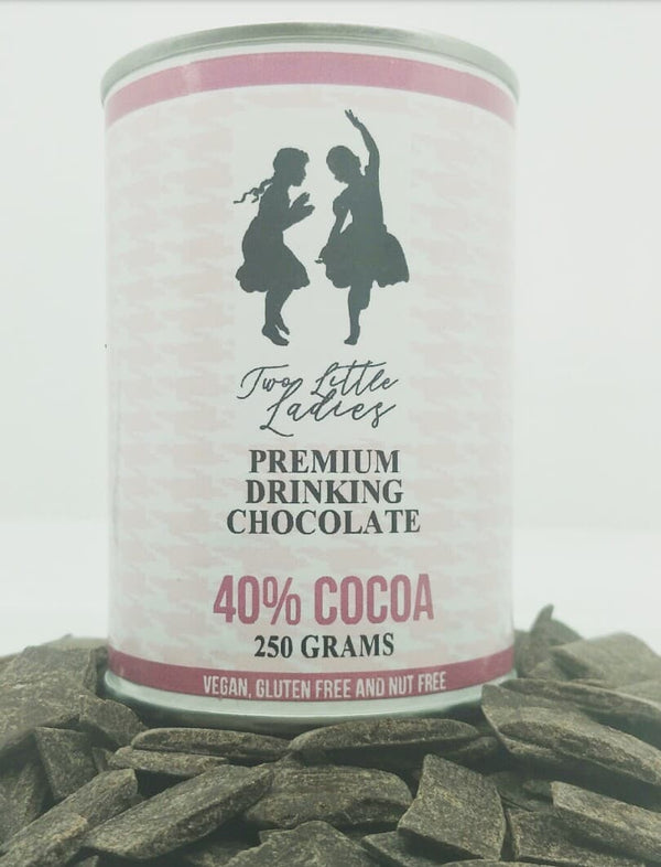 Two Little Ladies Hot Chocolate 40 % ( Vegan, Gluten & Nut free.)